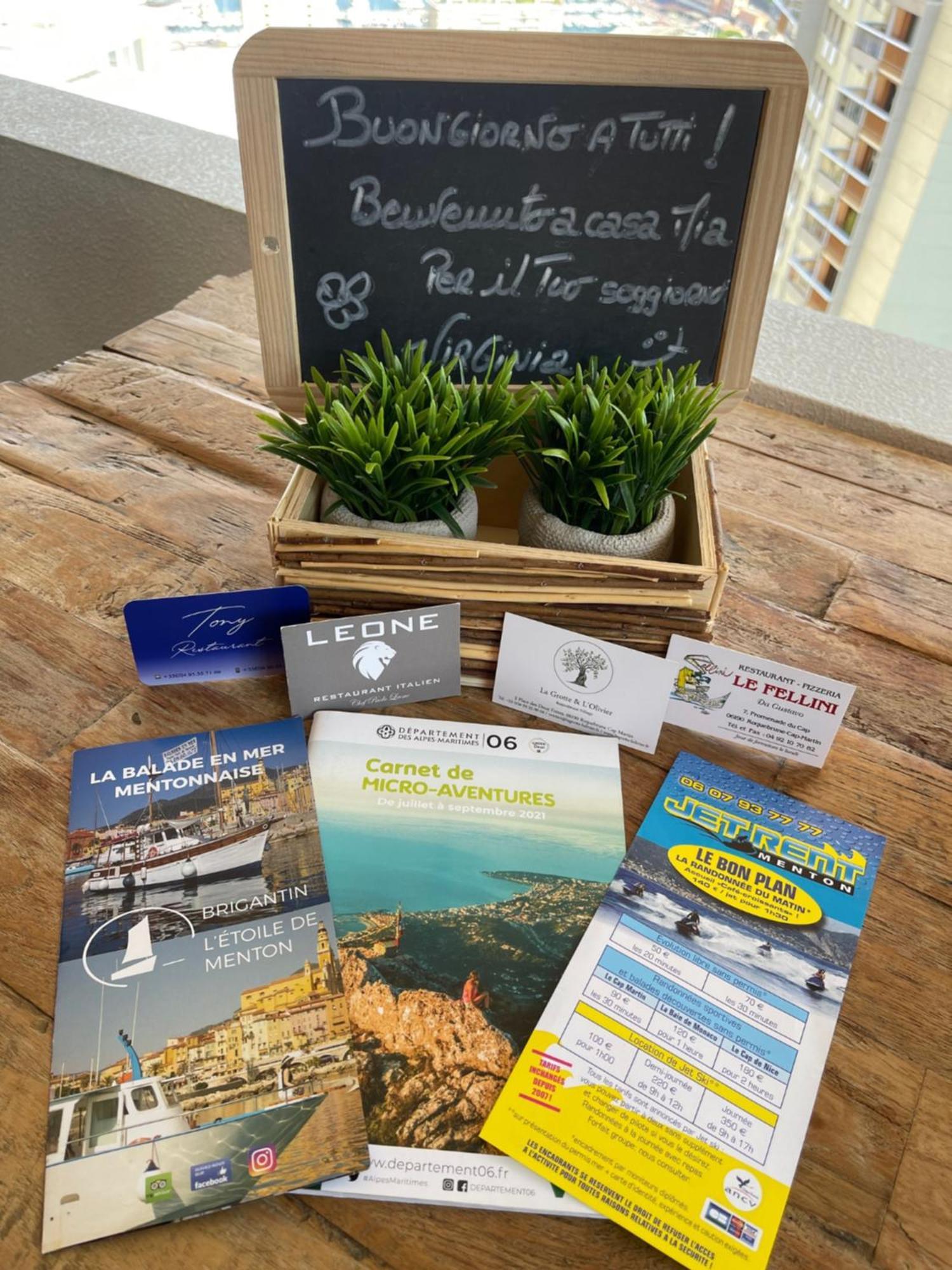 Location Saisonniere Menton 220 M Des Plages Экстерьер фото